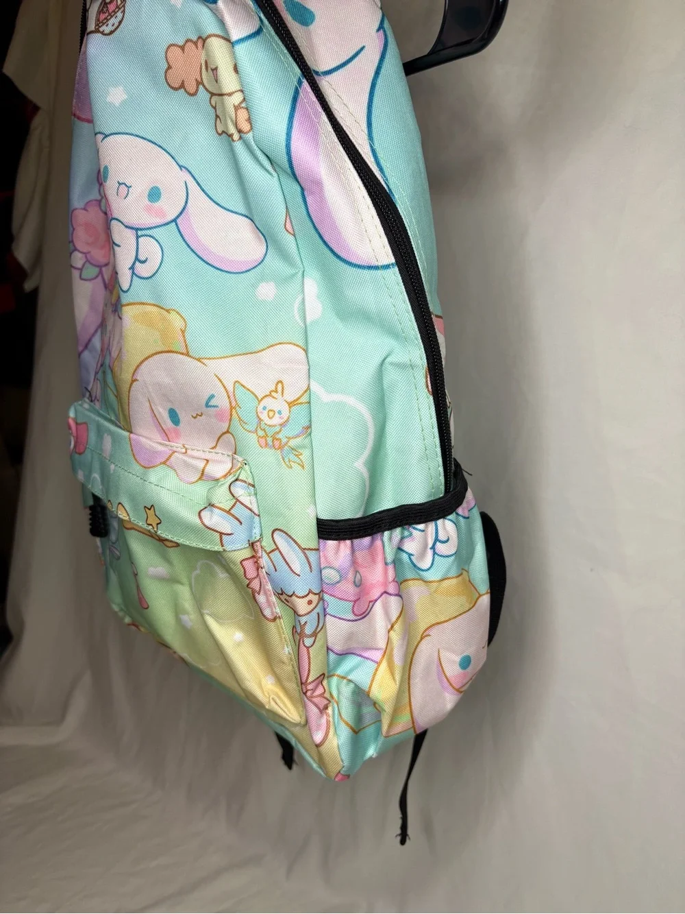 Kids Pastel Cinnamoroll Character Backpack Rainbow Sanrio